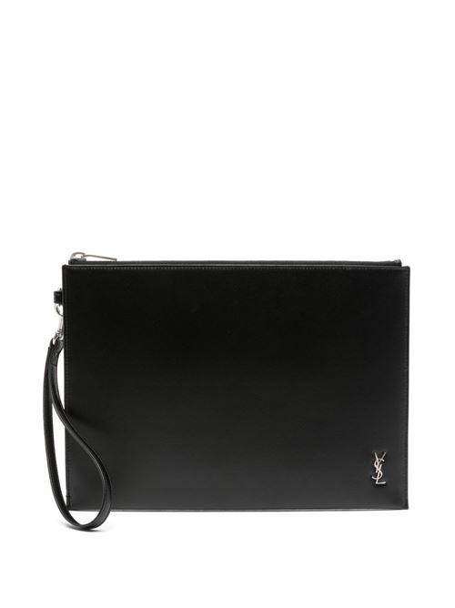 Custodia per iPad con applicazione. SAINT LAURENT | 6838271JB0E1000